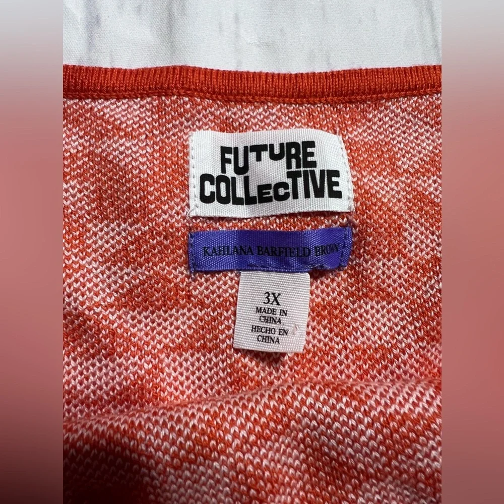 2/$20 Future Collective by Kahlana Barfield Brown - Orange Crop Tank - Picture 3 of 4
